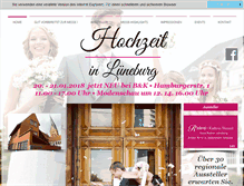 Tablet Screenshot of hochzeit-in-lueneburg.de